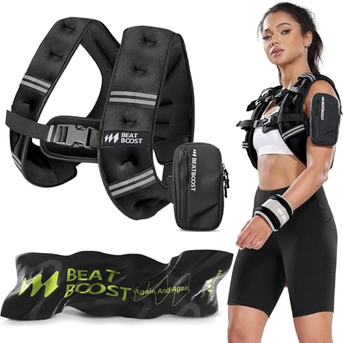 Weighted Vest Woman 5 12 15 20 25 30 lb Weight Vest with Ironsand for Walking Strength Training Running Workout