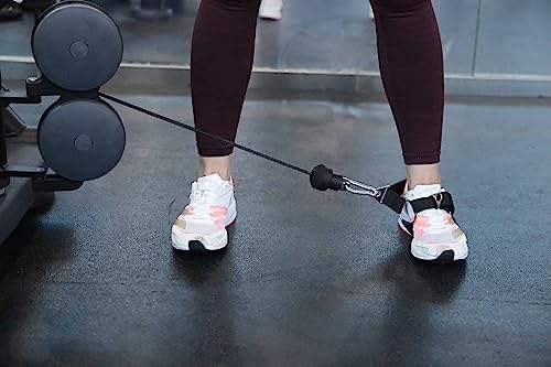 Glute Workout Kickback Strap – Booty Building and Workout Trainer – Home and Gym Leg Resistance Booty Bands for Cable Machines