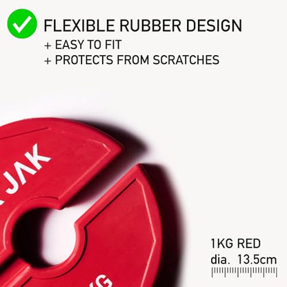 Micro Plates. 1 KG / 2.2 LBS Dumbell Fractional Weight Plate, x4 Pieces, Dumbell Weights, Kettlebell weights Training, Strength Training Micro Plates Weight Plate