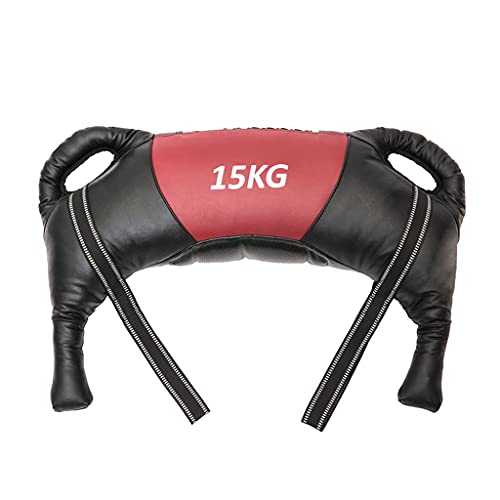 Slam Ball Sandbag Weight Training Power Bag with Handles, Fitness Bag, for Weight Lifting, Running, Exercise, Powerlifting and Functional Workout,15Kg