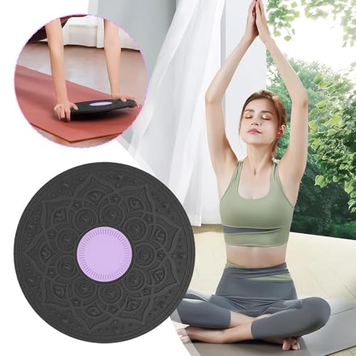 Wobble Balance Board - 11.81in Non Slip Core Trainer, Adjustable Rotation Fitness Equipment, Multipurpose Massage Point Stability | Home Gym Yoga Workout Training Balance Exercise Tool