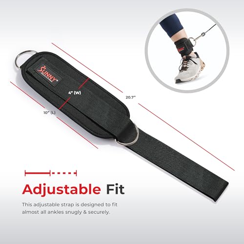 Sunny Health & Fitness Premium Resistance Band Set with Door Anchors, Wrist Straps, Handles Carry Bag Optional Padded Ankle Straps (Pair) for Strength Training, Booty Workout, Lower Body Exercises - style: NO. 091