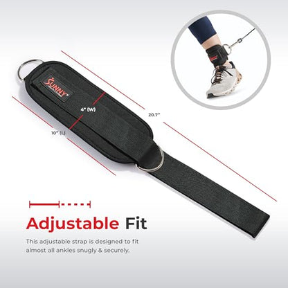 Sunny Health & Fitness Premium Resistance Band Set with Door Anchors, Wrist Straps, Handles Carry Bag Optional Padded Ankle Straps (Pair) for Strength Training, Booty Workout, Lower Body Exercises - style: NO. 091