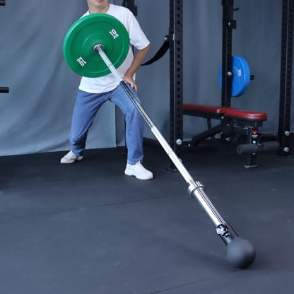 Landmine Attachment for Barbell,barbell landmine with 360° Rotation for Press, Row, Spin, Split Squats landmine base for Gym Home T Bar Row Attachment Fit 1" & 2" Olympic Barbell