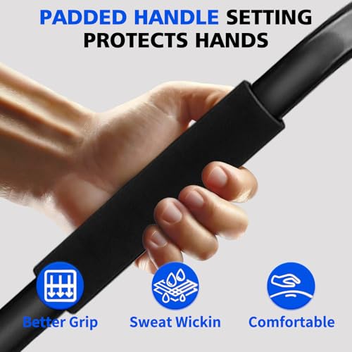 Dip Station Strength Training Dip Stands Station with Connecting Rod and Padded Handles for Home Gym & Fitness Training - color: Black-350lbs