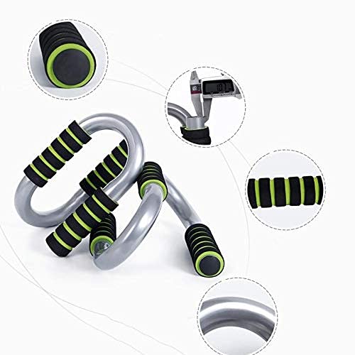 Strong Chrome Push Up Bars - Steel Pushup Stands with Comfortable Foam Grip and Non-Slip in Choice Safe, Sturdy and Less Wrist Strain