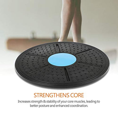 Exercise Balancing Board, 37cm Non Slip Balance Stability Board Platform Rehabilitation Fitness Accessories for Exercise Training Yoga