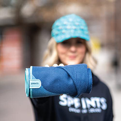 Sprints Athletic Running Towel, Full-Sized, Car Seat Cover - Moisture Wicking (Sasquatch) - color: Sasquatch