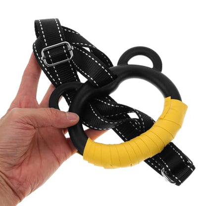 Gymnastic Rings Training Set, Practical Pull-up Rings with Adjustable Straps, Indoor Exercise Equipment for Strength and Coordination Development