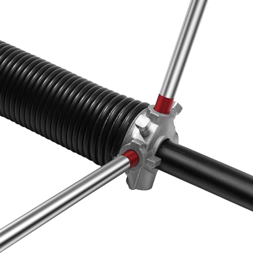 Premium 2Pcs Winding Bars with Non-Slip Handle 1/2’’ in Diameter X 17.5’’ in Length,Used for Garage Door Torsion Spring