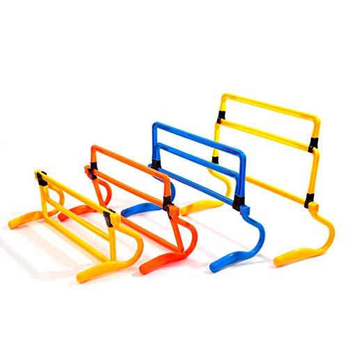 BESPORTBLE Removable Training Hurdles, Agility Ladder Speed Training Equipment, Soccer Training Agility Hurdles(Yellow) - color: Blue