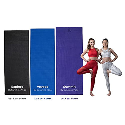 Explore 4mm Yoga Mats, 10 Pack, 68x24in