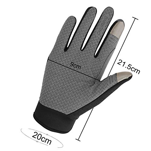 Summer Cooling Cycling Gloves Full Finger Touch Screen for Women Men Breathable Non-slip Motorcycle Mountain Bike Riding Gloves Road Bicycle BMX Lifting Fitness Climbing Workout Exercise Golf Gloves