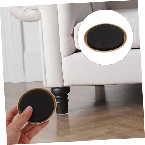 5pcs Round Furniture Moving Sliders Floor Protectors for Chairs and Tables Heavy-Duty Furniture Cushions to Prevent Scratches for Use - size: 8.90X8.90X1.02CM