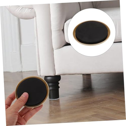 5pcs Round Furniture Moving Sliders Floor Protectors for Chairs and Tables Heavy-Duty Furniture Cushions to Prevent Scratches for Use - size: 8.90X8.90X1.02CM