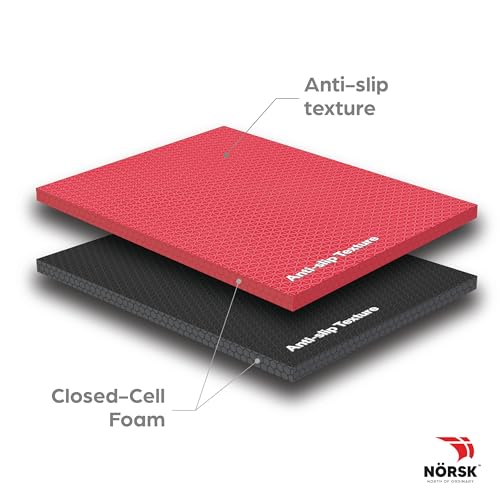 Dual-Sided Reversible 1/2" Foam Exercise Mats for Home Gym - Interlocking EVA Foam Tiles