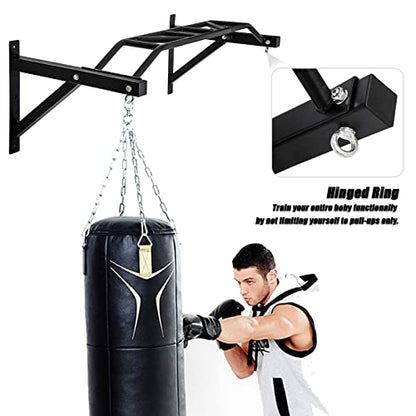 BDL Wall Mounted Pull Up Bar Multifunctional Chin Up bar for Home Gym - color: Multi Grip Pull Up Bar