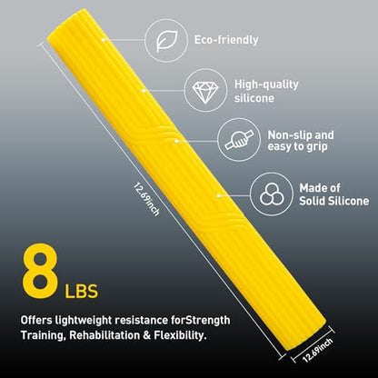 Flex Therapy Bar Flexible Resistance Bar for Physical Therapy,Hand Grip Strengthener for Gym Physical Therapy & Office, Relieves Tendonitis Pain & Improve Grip Strength