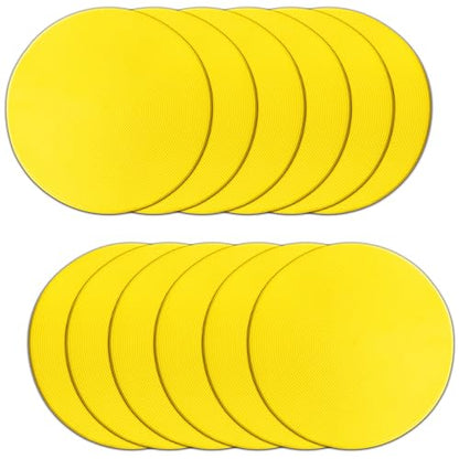9/18/36 Pcs Poly Spot Markers 9 inch Agility Training Markers - color: Yellow