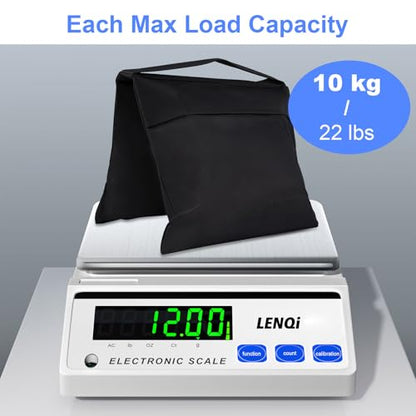 2 Pack Sand Bags, Black Sand Bags for Weight, Heavy Duty Sandbags for Umbrella Base, Photography Video Equipment, Light Tripod, Fishing Chair, Sports, Backdrop Stand, Camping, Tent