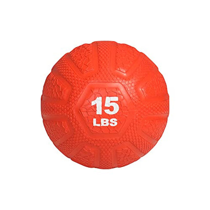 PRISP Weighted Rubber Medicine Ball - Weight Ball for Strength Exercises and Fitness Workouts