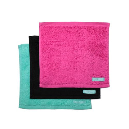 Eco Friendly Mini Gym Towels Accessories for Working Out - Sweat Towels for Gym, Fitness, Sports - Soft & Absorbent Cotton - No Synthetic Microfibers or Plastics - 3 Piece Exercise Towel Set