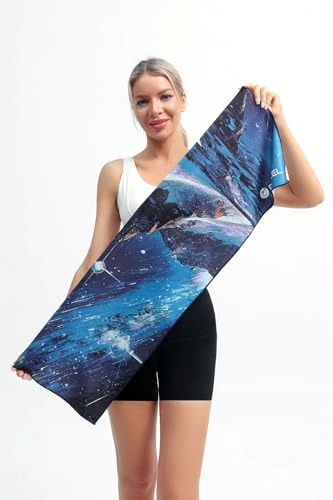 Eunzel Cooling Towel, Ice Towel for Neck, Soft Microfiber Chilly Towel Stay Cool for Sports, Yoga, Running, Gym, Workout, Biking, Camping & Outdoor Activities 40"x12"