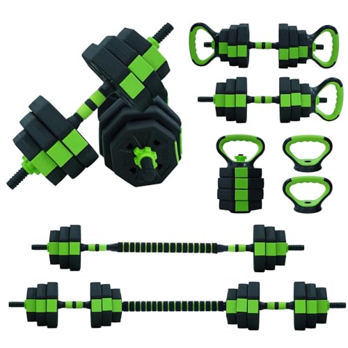 Garvee Adjustable Dumbbell Set, 4 in 1 Adjustable Weights 88 LBS Free Weight Set for Home Gym, Octagon