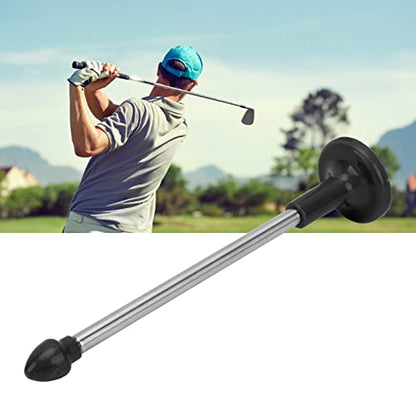 Magnetic Golf Club Alignment Stick, Golf Direction Indicator Training Aid, Telescopic Alignment Rod with Magnetic Base for Swing Posture Correction, Adjustable Lie Angle Tool for M