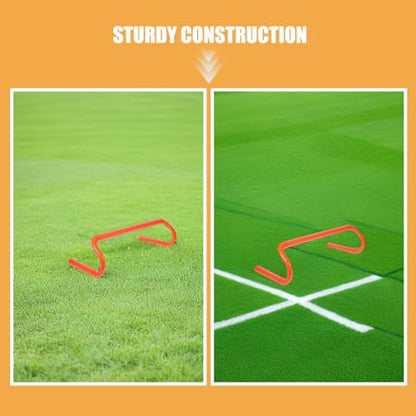 YARNOW 5pcs Agility Hurdles: 15cm Height Agility Hurdles for Kids Children Toddlers - Mini Plastic Speed Training Device for Preschools and Parties