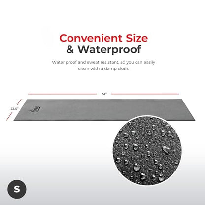 Sunny Health & Fitness Equipment Mat – Multiple Size Options – Non-Slip Floor Protection Pad for Treadmill, Bike, Elliptical, Yoga or Standing Desk and other Exercise Equipment