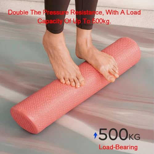 Travel Size Foam Roller,Myofascial Release Roller,High-Density Foam,Flexibility,MyoFascial Release,Compact and Portable(Color3,49x12cm)