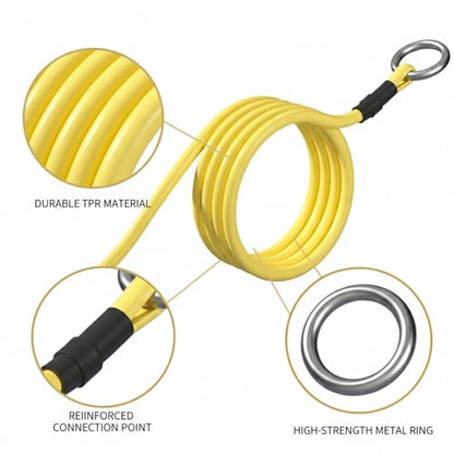 Resistance Band Set with Door Anchor and Handles for Home Gym Strength Training