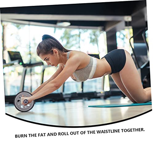 VICASKY Non-slip Dual Wheel Ab Roller for Core Strengthening Portable Home Exercise Equipment for Toning Arms and Back Durable and Design for Beginners and Advanced Users