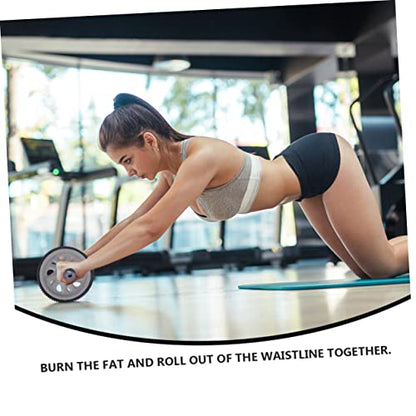 VICASKY Non-slip Dual Wheel Ab Roller for Core Strengthening Portable Home Exercise Equipment for Toning Arms and Back Durable and Design for Beginners and Advanced Users