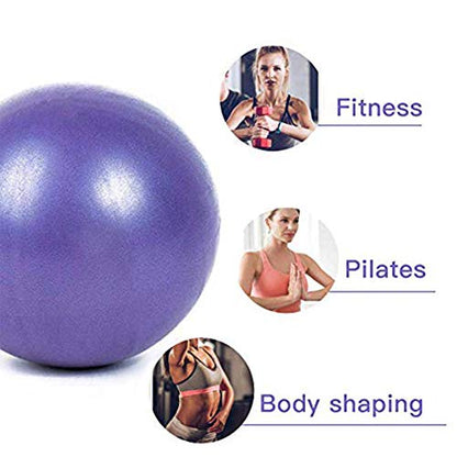 Pilates Ball 9 Inch - Mini Exercise Ball | Yoga, Barre, Core Training, Physical Therapy, Anti-Burst & Non-Slip