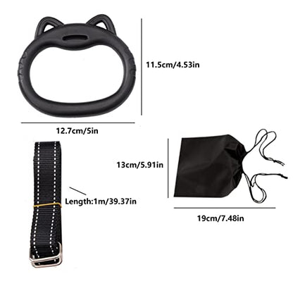 JIANWEI Gymnastics Rings Set for Kids, Professional Children Trapeze Bar Pull Up Rings with Straps Kids Playground Home Exercise Gym Rings with Drawstring Bag for Children Exercise
