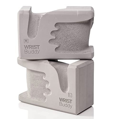 WRISTBuddy® Yoga Blocks 2-Pack (Left + Right) — Ergonomic, Hand-Shaped EVA Blocks for Wrist Relief & Better Grip | Doctor-Designed Support for Yoga, Pilates, Handstands, Push-Ups & Rehab