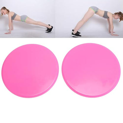 Dual Sided Discs, Exercise Core Sliders for Full Body Workout to Build Functional Core Strength, 7 Inches, 2 PCS, for Home Gym and Travel
