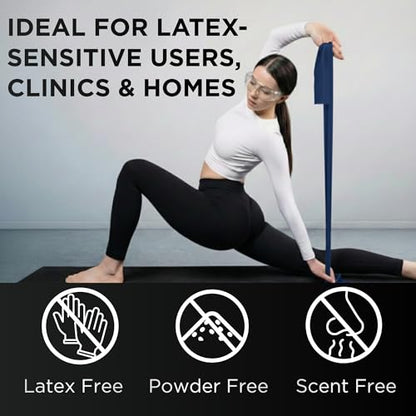 THERABAND Resistance Band, 50-Yard Roll, Latex Elastic Band for Exercise, Stretching, Physical Therapy, Yoga, Pilates, Home Workouts, Cut-to-Length, Color-Coded Levels