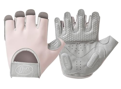 Workout Gloves for Women & Men, Anti-Slip Fingerless Gloves for Weightlifting, Mens Workout Gloves Gym Gloves Fitness Gloves
