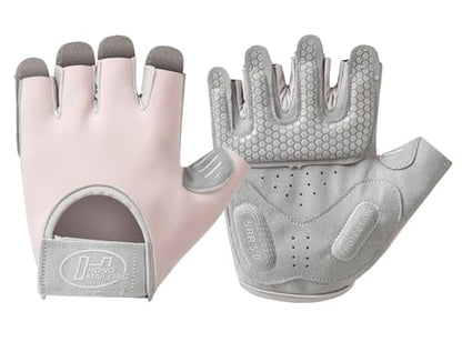 Workout Gloves for Women & Men, Anti-Slip Fingerless Gloves for Weightlifting, Mens Workout Gloves Gym Gloves Fitness Gloves