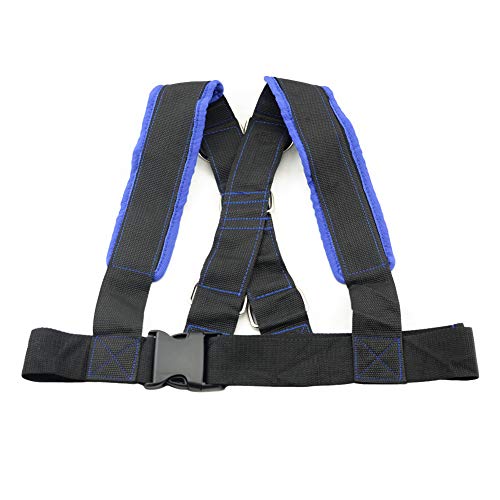 Speed Training Belt Sled Harness Resistance Band Waist Belt Agility Training Vest - color: Blue vest