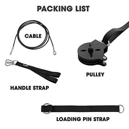 Yes4All Cable Machine Attachment, Row Handles, Tricep Rope, Straight Bar, V Bar, LAT Pulldown Accessories Load 880 LB for Home Gym - color: B. Single Combo: For 2 inch Olympic Plates