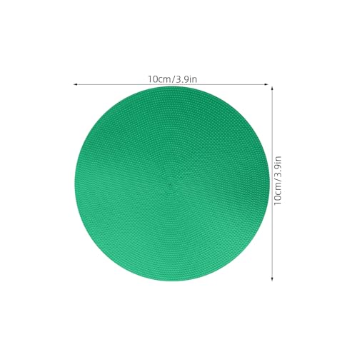 18pcs Sport Spot Markers, Non-Slip Carpet Spots Circle Floor Dots for Soccer Basketball Agility Training, Gym Pe Sports Drill Markers with Carry Bag