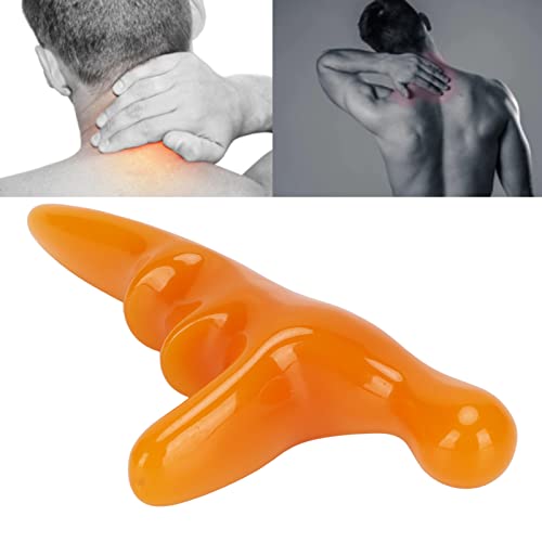 T Bar Resin Acupressure Massage Stick - Trigger Point & Deep Tissue Relief Tool - Portable Muscle Relaxation for Neck, Back, Stiffness, & Fatigue Relief