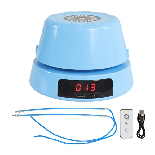 ciciglow Jump Rope Machine with Remote, Jump Workout Entertaining Interaction Rope Skipping Machine for Family, Office, Gym, Party - color: Blue