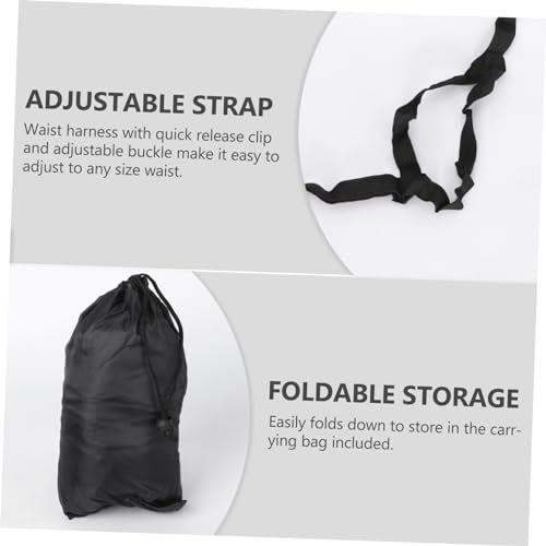LIOOBO 2pcs Drag Parachute Soccer Parachute Resistance Parachute Running Parachute Exercise Machines Training