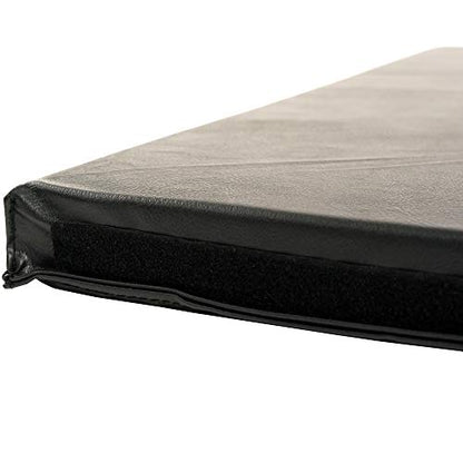 Sunny Health & Fitness Tri-Folding & Puzzle Exercise Mats – Extra Thick, Durable, Non-Slip, Water-Resistant Cushioning for Home Gym, Yoga, MMA, Gymnastics, Cardio, and Core Workouts - style: 6 FT x 3 FT