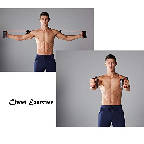 Push up Stand Bar Resistance Band Power Push up Plus 24 Resistance Levels for Chest, Shoulder, Back and arm Muscles with Push-ups, Flies All in one Exercise Home Gym